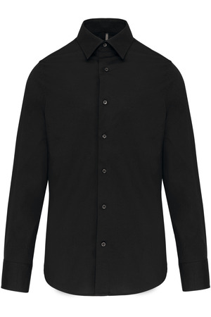 Herren Stretchhemd Langarm