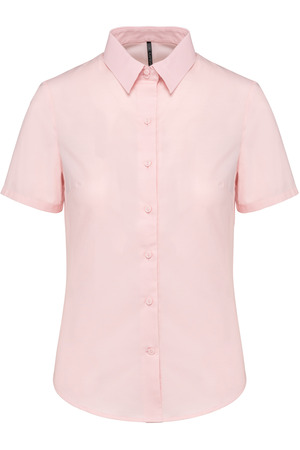 Damen Oxford Kurzarmbluse