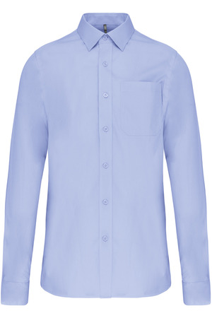 Herren Popelinehemd Langarm