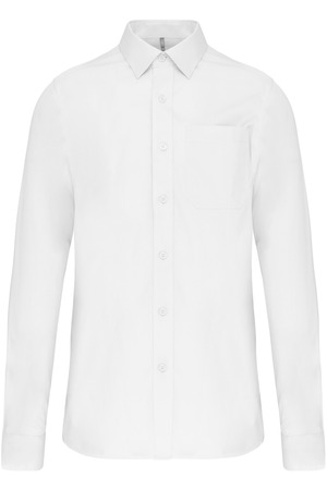 Herren Popelinehemd Langarm