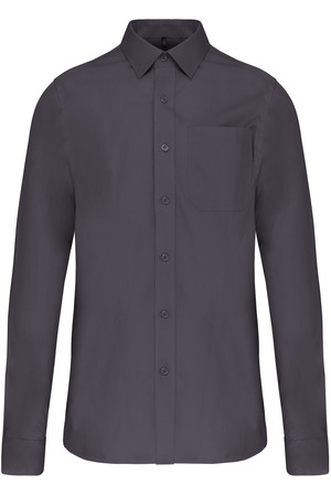 Herren Popelinehemd Langarm