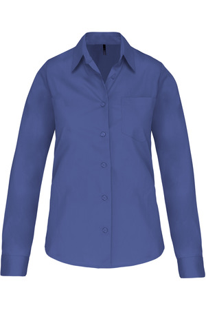 Damen Popelinebluse Langarm