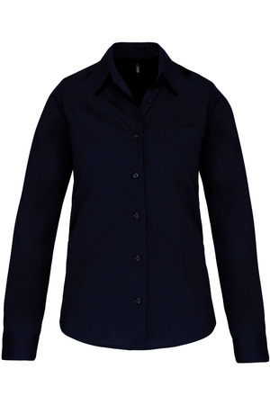 Damen Popelinebluse Langarm