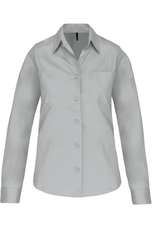 Damen Popelinebluse Langarm