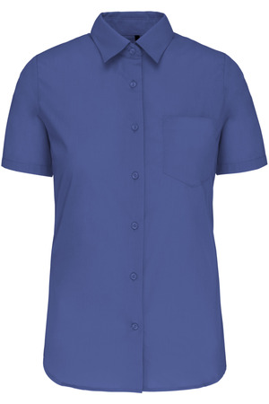 Damen Popelinebluse Kurzarm