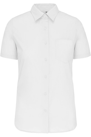 Damen Popelinebluse Kurzarm