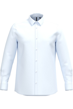 Popeline-Hemd Baumwollpolyester pflegeleicht für Herren