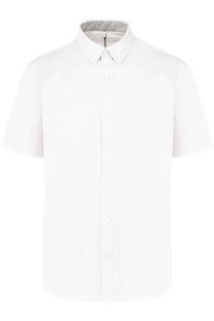 Kurzarm-Baumwollhemd Ariana III für Herren Heather Deluxe