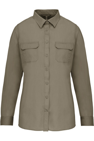 Langarm-Safarihemd für Damen