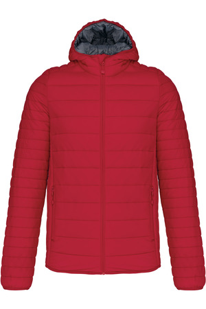 Leichte Herren-Steppjacke mit Kapuze