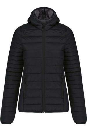 Leichte Damen-Steppjacke mit Kapuze