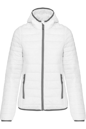 Leichte Damen-Steppjacke mit Kapuze