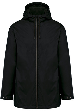 Gefütterte Unisex-Kapuzenjacke aus Mikrofleece