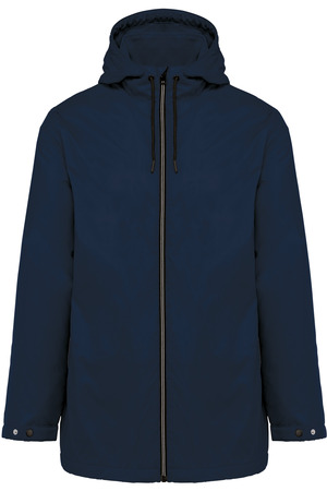 Gefütterte Unisex-Kapuzenjacke aus Mikrofleece