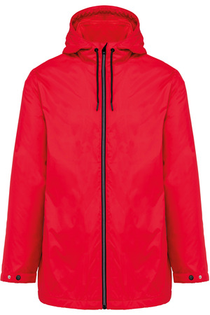 Gefütterte Unisex-Kapuzenjacke aus Mikrofleece