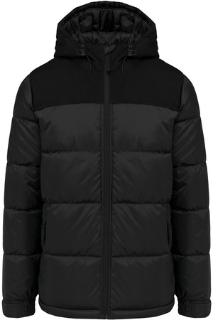 Unisex Steppparka mit Kapuze in zwei Farbtönen