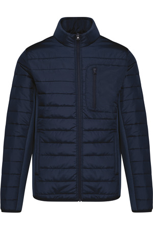 Jacke aus zwei Materialien für Herren