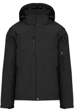 Herrenparka Softshell wattiert mit Kapuze