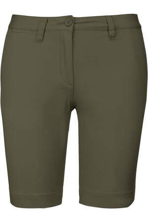 Chino-Bermuda-Shorts für Damen