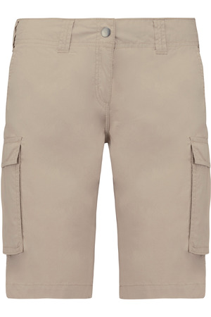 Leichte Bermuda-Shorts für Damen mit mehreren Taschen