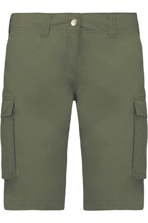 Leichte Bermuda-Shorts für Damen mit mehreren Taschen