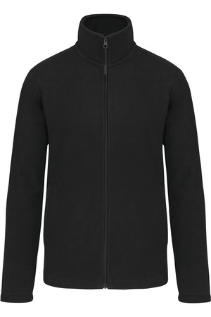 Mikrofleece-Jacke durchgehender Reißverschluss