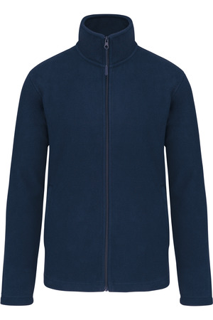 Mikrofleece-Jacke durchgehender Reißverschluss
