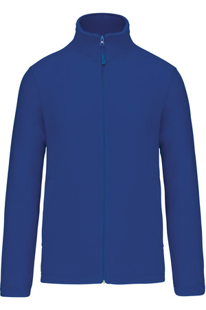 Mikrofleece-Jacke durchgehender Reißverschluss