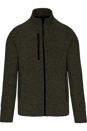 Herren-Weste mit Reißverschluss, aus Chiné