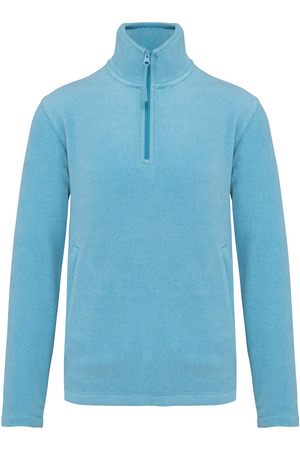 Enzo > Mikrofleece Pullover 1/4 Zip Heather Deluxe
