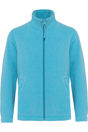 Mikrofleece-Jacke mit Reißverschluss für Kinder Heather Deluxe