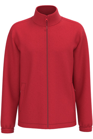 Verstellbare Fleecejacke mit elastischen Ärmelbündchen