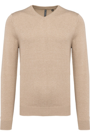 Herrenpullover mit V-Ausschnitt