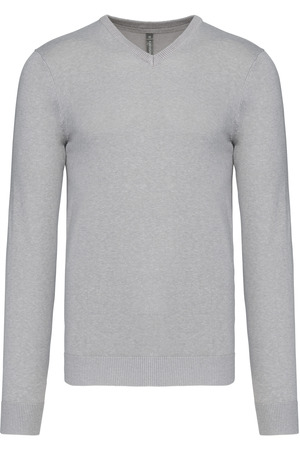 Herrenpullover mit V-Ausschnitt