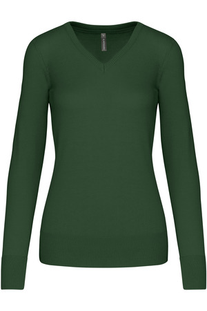 Damenpullover mit V-Ausschnitt