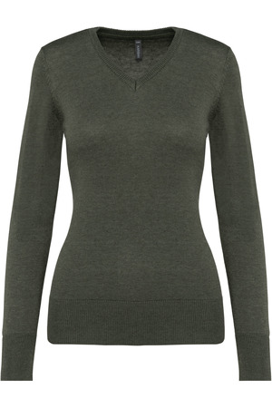 Damenpullover mit V-Ausschnitt