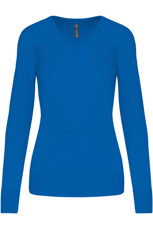 Damenpullover mit V-Ausschnitt