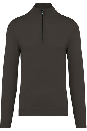 Herrenpullover mit 1/4-Reißverschluss