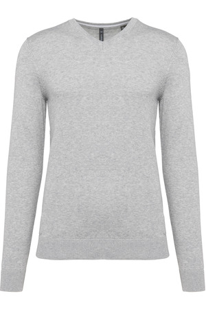 Umweltfreundlicher Herrenpullover mit V-Ausschnitt