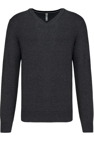 Premium-Pullover mit V-Ausschnitt