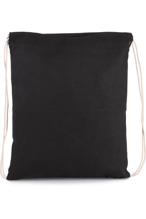 Kleiner Rucksack aus Bio-Baumwolle mit Kordeln