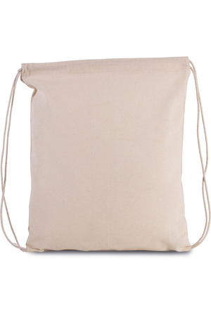 Kleiner Rucksack aus Bio-Baumwolle mit Kordeln