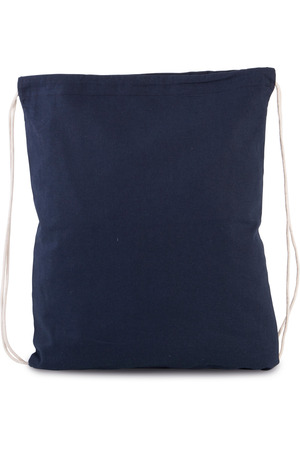 Kleiner Rucksack aus Bio-Baumwolle mit Kordeln