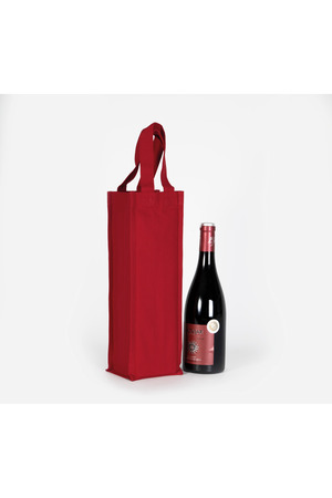 Flaschenbeutel. Baumwollcanvas