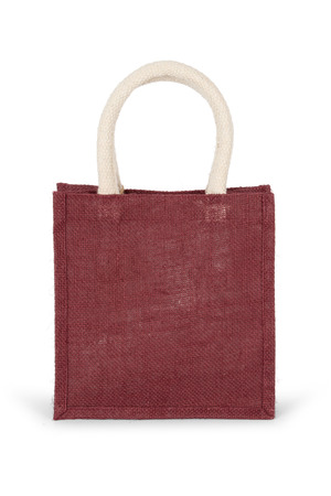 Jutetasche im Cabas-Stil Klein