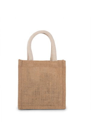 Jutetasche im Cabas-Stil Klein