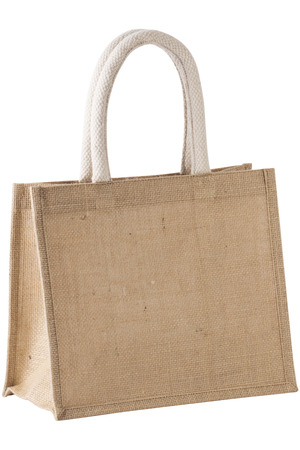 Jutetasche im Cabas-Stil Mittel