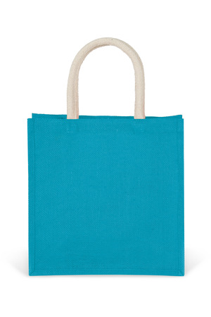 Jutetasche im Cabas-Stil Groß