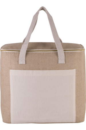 Große Kühltasche aus Jute