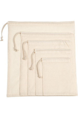 Tasche mit Kordelzug aus Bio-Baumwolle